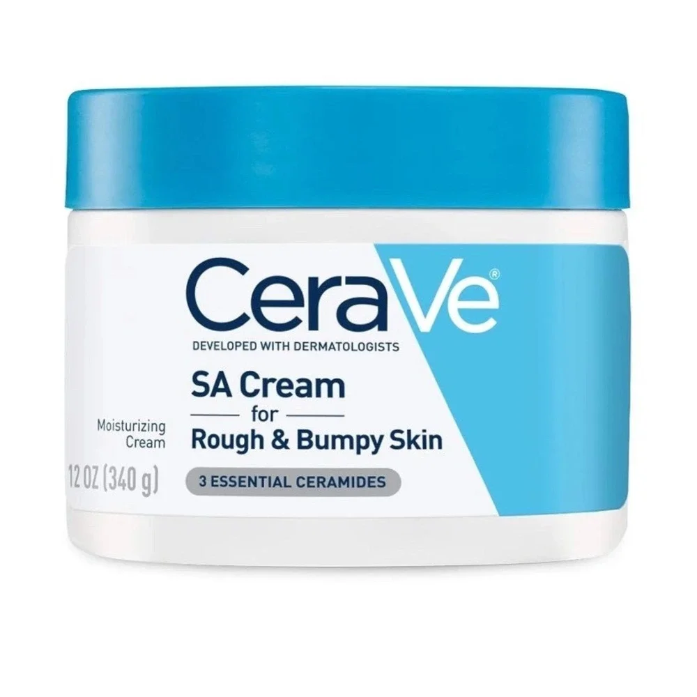 CeraVe SA Cream for Rough & Bumpy Skin 12oz Pack of 2 Salicylic Acid Moisturizer
